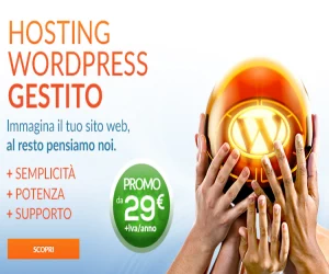 Hosting Wordpress in promozione