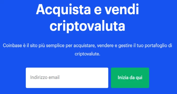 Comprare Criptovaluta su Coinbase