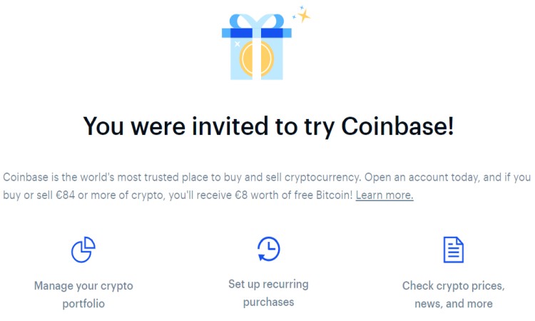 Coinbase bonus