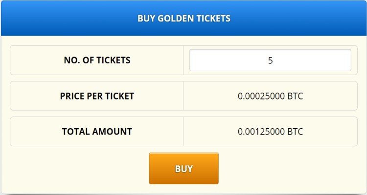 Buy golden ticket win lambo