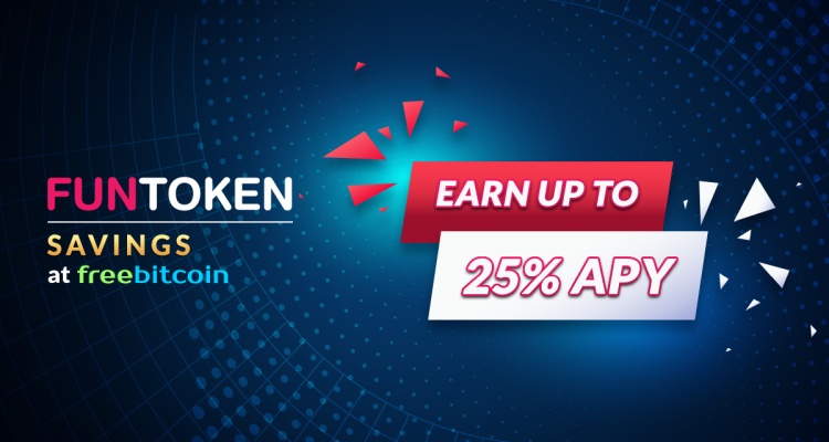 FUNToken Savings at FreeBitco.in