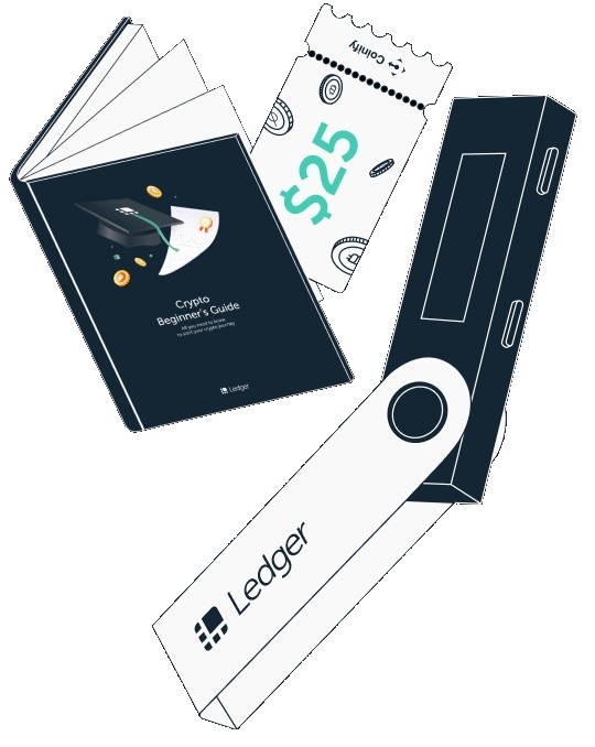 Nano S, voucher e ebook Crypto Starter Pack
