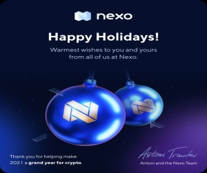Crypto Christmas promo Nexo