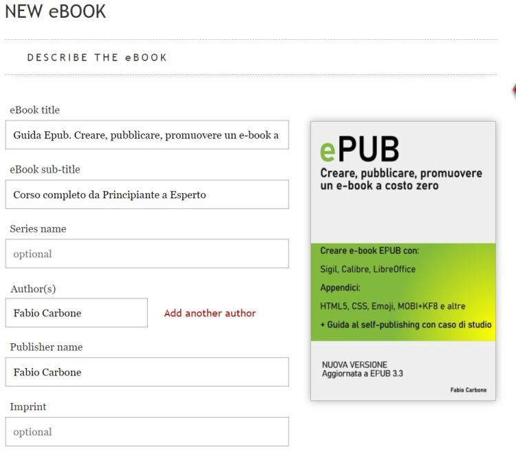 Compila i metadata per Kobo