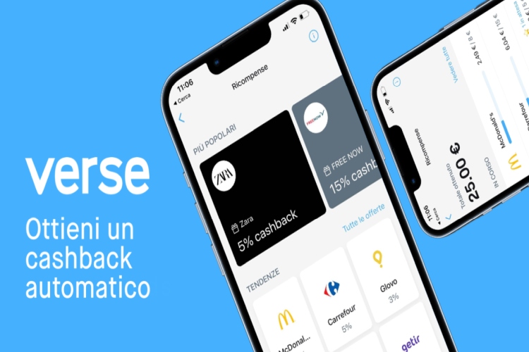 Cashback automatico Versecard Verse cashback automatico Versecard