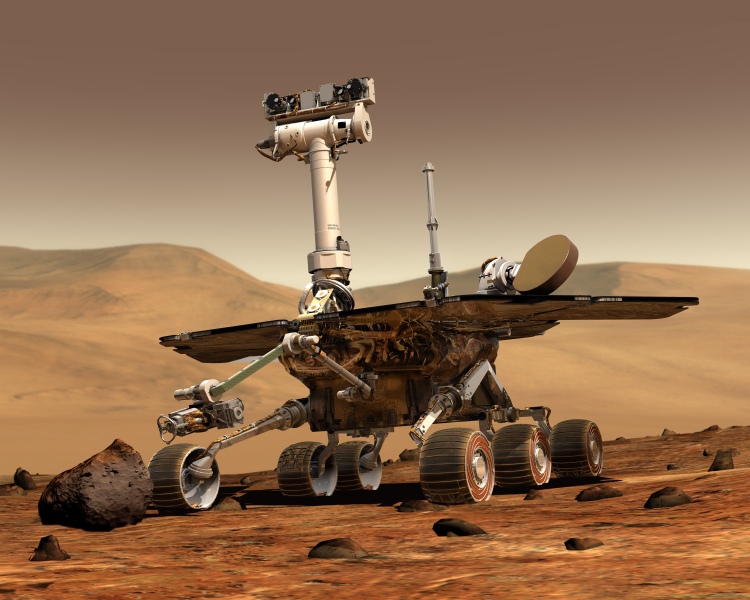Rover Opportunity nel Museo della storia di Marte
